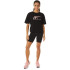 Camiseta de fitness Asics Tiger negro Mujer