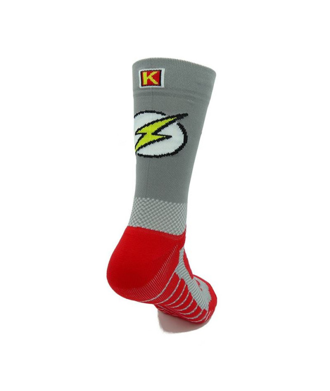 Calcetines Running Kamuabu uper Hero Gris Unisex