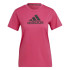 Camiseta de tranning adidas Designe 2 Move Logo fucsia Mujer