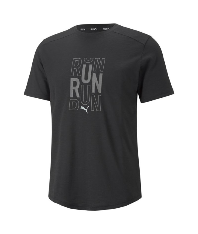 Camiseta de running Puma Performace Logo negro...