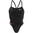 Bañador de natación Nike Fastback negro mujer
