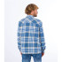 Camisa Hurley Santa Cruz Azul Hombre