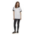 Camiseta adidas Originals 3 Stripes blanco Mujer