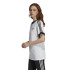 Camiseta adidas Originals 3 Stripes blanco Mujer