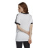 Camiseta adidas Originals 3 Stripes blanco Mujer