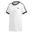 Camiseta adidas Originals 3 Stripes blanco Mujer