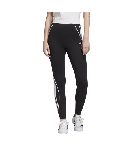 Mallas adidas 3 Stripes negro Mujer