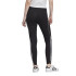 Mallas adidas 3 Stripes negro Mujer