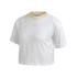 Camiseta adidas Tiny Trefoil blanco Mujer
