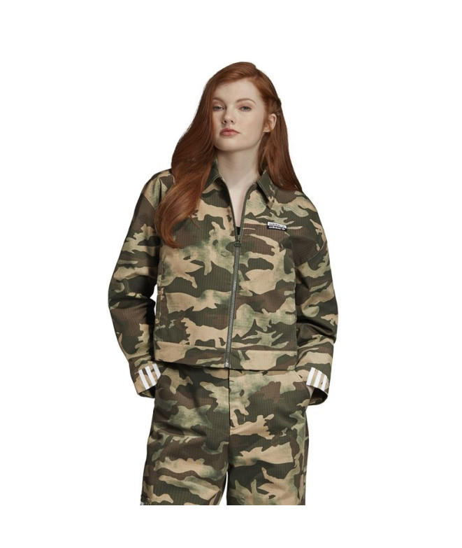 Chaqueta adidas Track verde Mujer