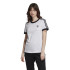 Camiseta adidas 3 Stripes blanco Mujer