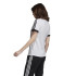Camiseta adidas 3 Stripes blanco Mujer