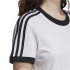 Camiseta adidas 3 Stripes blanco Mujer