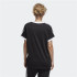 Camiseta adidas 3-Stripes negro Mujer