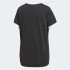 Camiseta adidas 3-Stripes negro Mujer