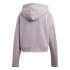 Sudadera adidas Cropped lila Mujer