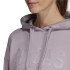 Sudadera adidas Cropped lila Mujer