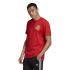 Camiseta adidas Multifade roja Hombre