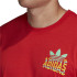Camiseta adidas Multifade roja Hombre