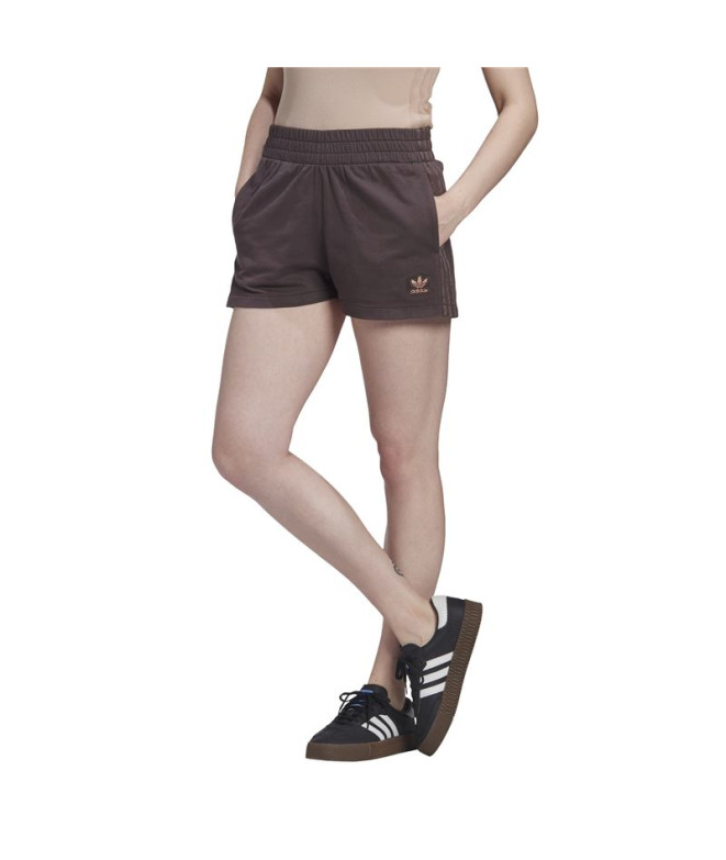Pantalones adidas 3 Bandas marrón Mujer