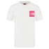 Camiseta The North Face Fine blanco/rosa Hombre