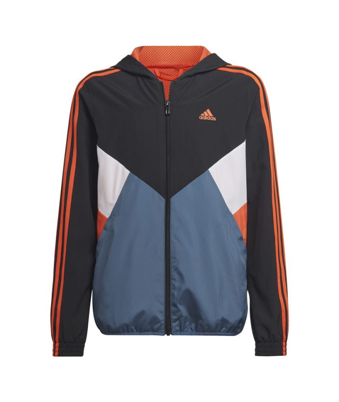 Chaqueta adidas Colorblock negro Infantil