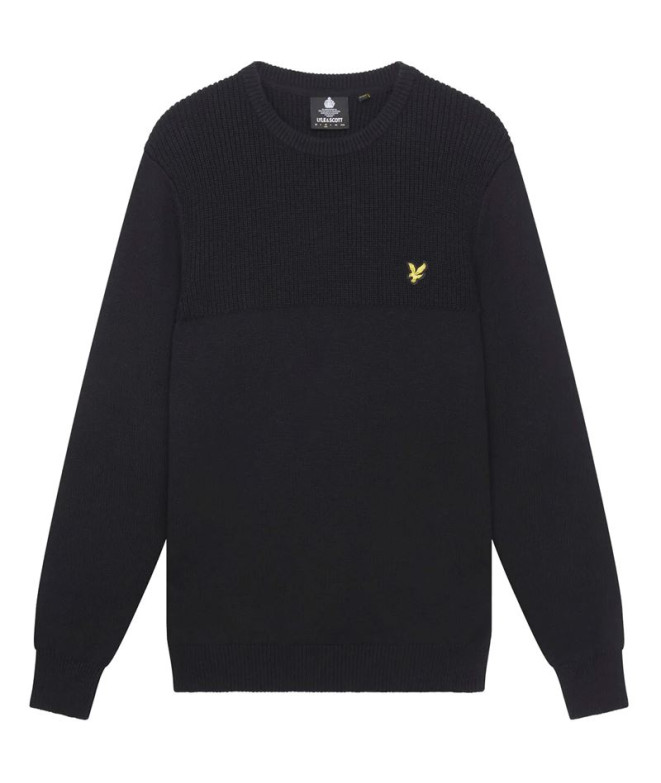 Sudadera Lyle & scott V1-Crew Lambswool marrón...