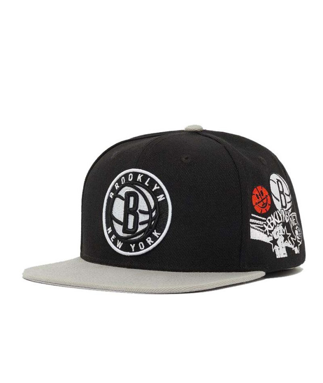 Gorra de baloncesto Mitchell & Ness Brooklyn...