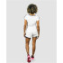 Camiseta de pádel Cartri Bastet blanco Mujer