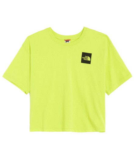 Camiseta de Montaña The North Face Cropped Fine Verde Mujer
