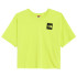 Camiseta de Montaña The North Face Cropped Fine Verde Mujer