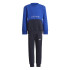Conjunto adidas Crew azul Infantil