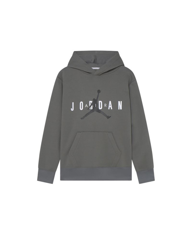 Sudadera Nike Jordan Jumpman Little Kids gris Niño