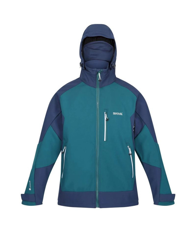 Chaqueta de trail Regatta Hewitts VII verde Hombre