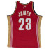 Camiseta Mitchell & Ness Lebron James Cleveland Cavaliers rojo Hombre