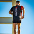 Camiseta de running Kamuabu SoyMaraton negro/rojo
