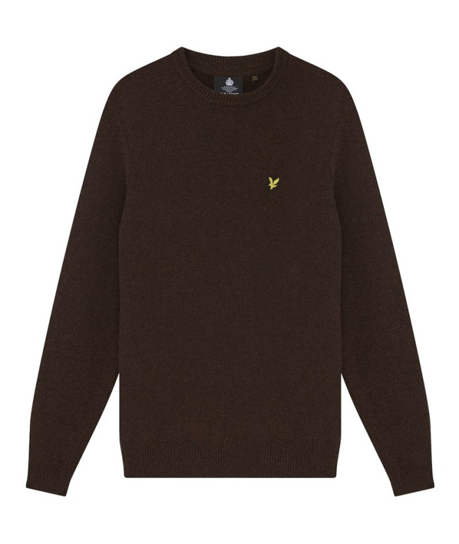 Sudadera Lyle&Scott V1-Crew Lambswool azul Hombre