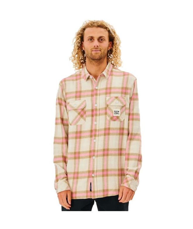 Camisa Rip Curl Salt Water Culture rosa Hombre