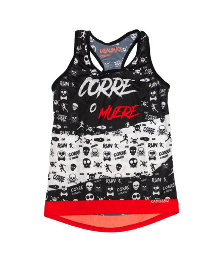 Camiseta de running Kamuabu Correomuere negro