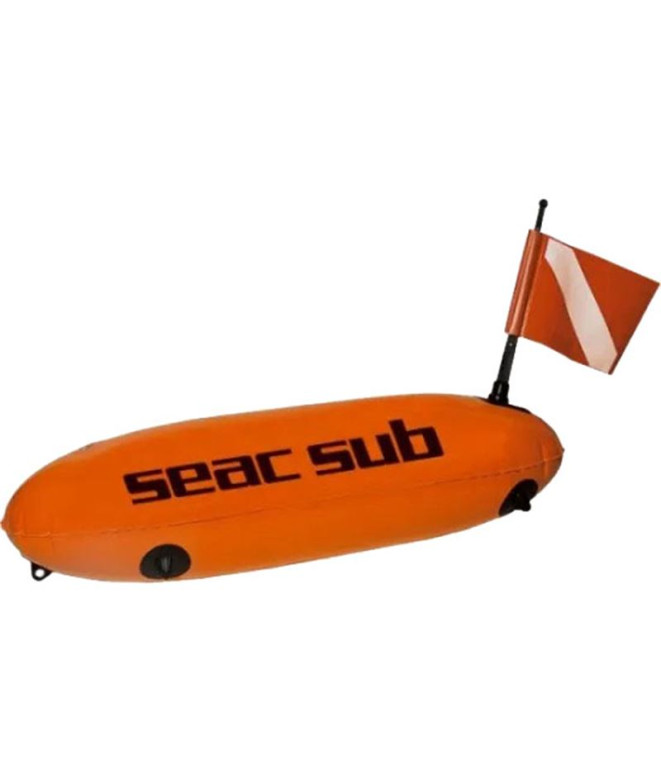 Boya de buceo Seac Fluo Siluro C/Sagola naranja
