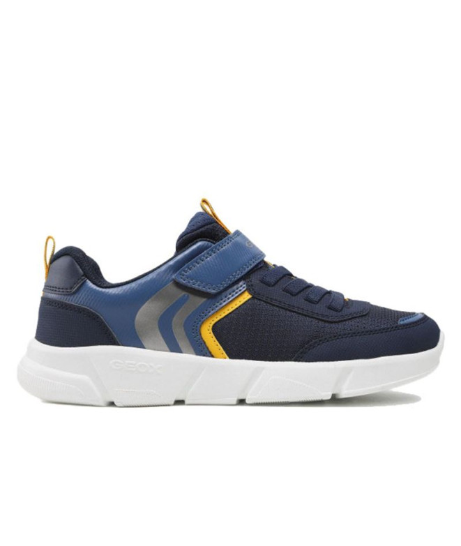 Zapatillas Geox J Aril Bungee azul Niño