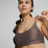 Sujetador deportivo de traning Puma Studio Ultrabare Strappy marrón Mujer