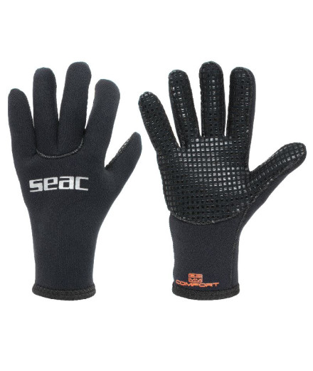 Guantes de Pesca submarina Seac Comfort 3 MM negro