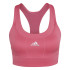 Sujetador deportivo de running adidas Medium Suport Pocket rosa Mujer