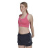 Sujetador deportivo de running adidas Medium Suport Pocket rosa Mujer