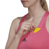Sujetador deportivo de running adidas Medium Suport Pocket rosa Mujer