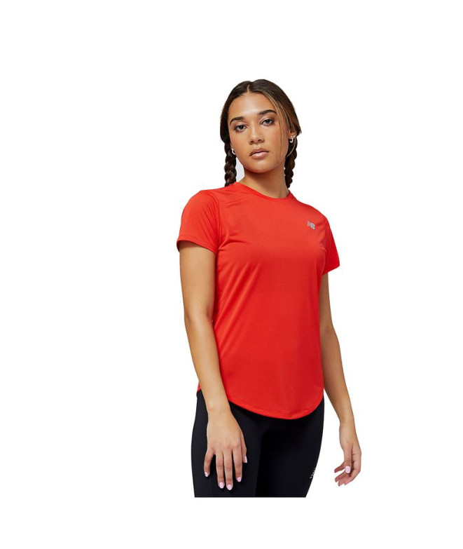 Camiseta de running New Balance Accelerate Rojo...