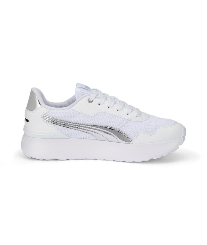 Zapatillas Puma R78 Voyage Distressed Blanco Mujer