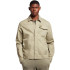 Camisa Lyle & Scott Cord Collar Trucker Beige Hombre