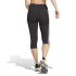 Mallas de Traning adidas Train Essentials 3-Stripes Negro Mujer